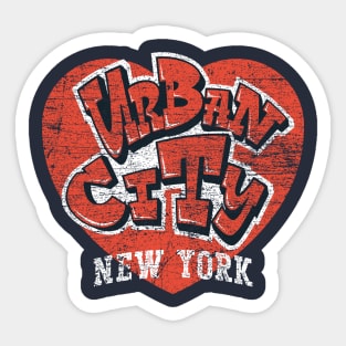 New York Urban City Sticker